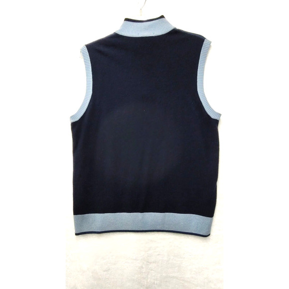 Vicutu‎ Vest Men's Large Menswear 1/4 Zip Blue Golf - Picture 6 of 6